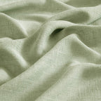 Miulee Sage Green Linen Curtains 84 Inch Length For Bedroom Living Room, Soft Thick Linen Textured Window Drapes Semi Sheer Light Filtering Back Tab Rod Pocket Burlap Look, 2 Panels, 37X84 Inches