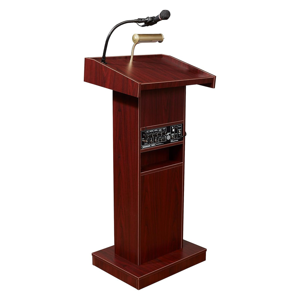 Oklahoma Sound Orator Lectern, Mahogany