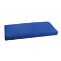 Sorra Home Sunbrella Corded Bench Cushion, 1 Count (Pack Of 1), Canvas True Blue