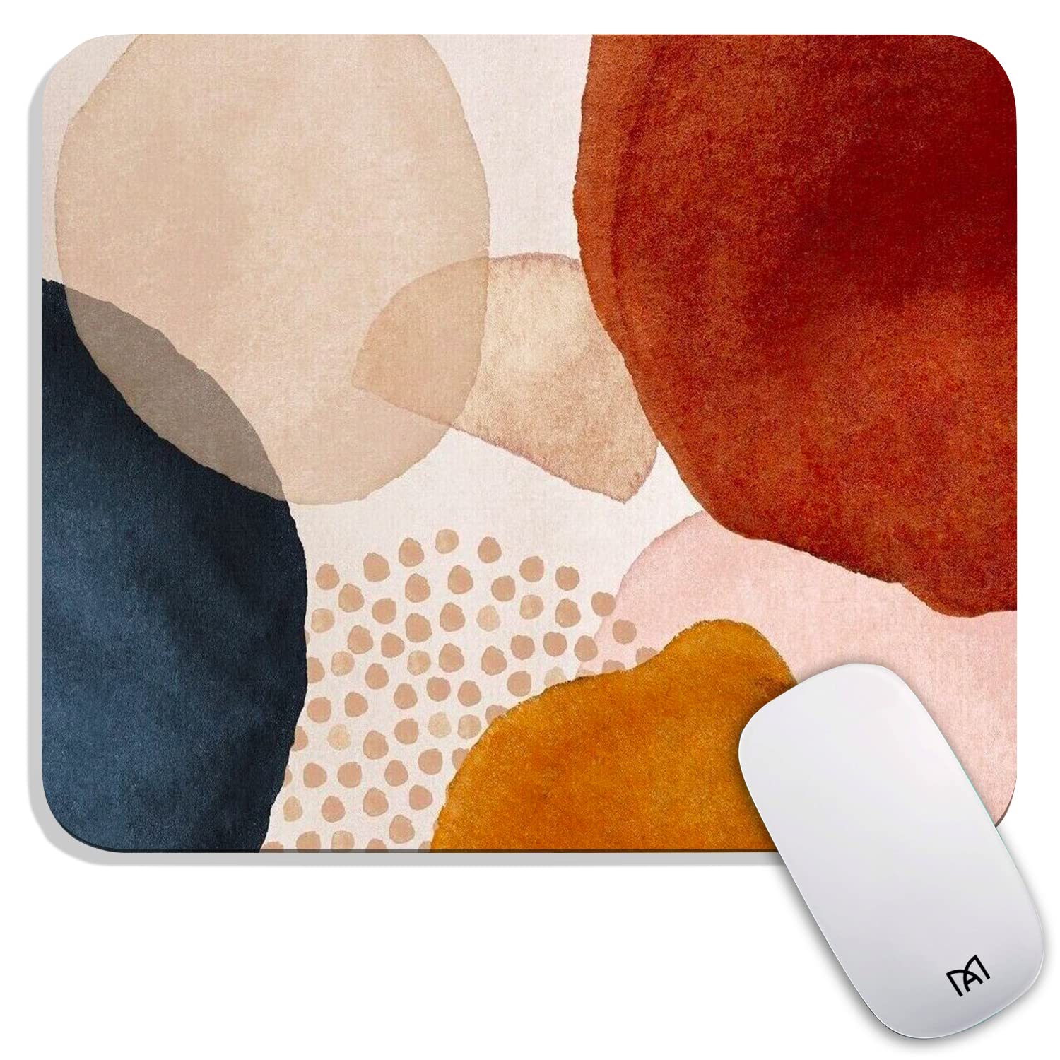 Armanza Square Mouse Pad Abstract Marble 2,Personalized Premium-Textured Custom Mouse Mat Design,Washable Mousepad Lycra Cloth,N