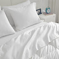 Sleep Zone Bedding Sheet Set, Ultra Soft Microfiber With Extra Deep Pockets, 4 Pieces Comfy Breathable And Cooling Sheet & Pillowcase Sets For Adults (White, King)