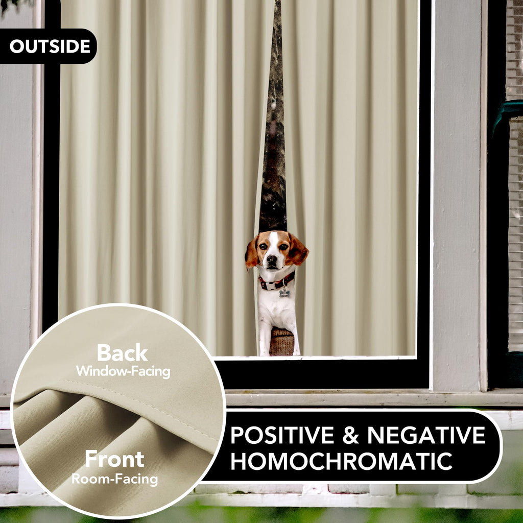 Deconovo Blackout Curtains For Bedroom–Thermal Insulated, Noise-Reducing, Energy-Efficient Drapes For Privacy & Soundproofing–Ideal For Parents, Seniors–42W X 54L Inch, Dark Beige, 2 Panels