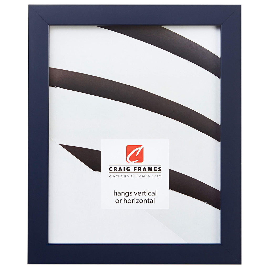 Craig Frames Confetti, 20x27 Picture Frame, Navy Blue