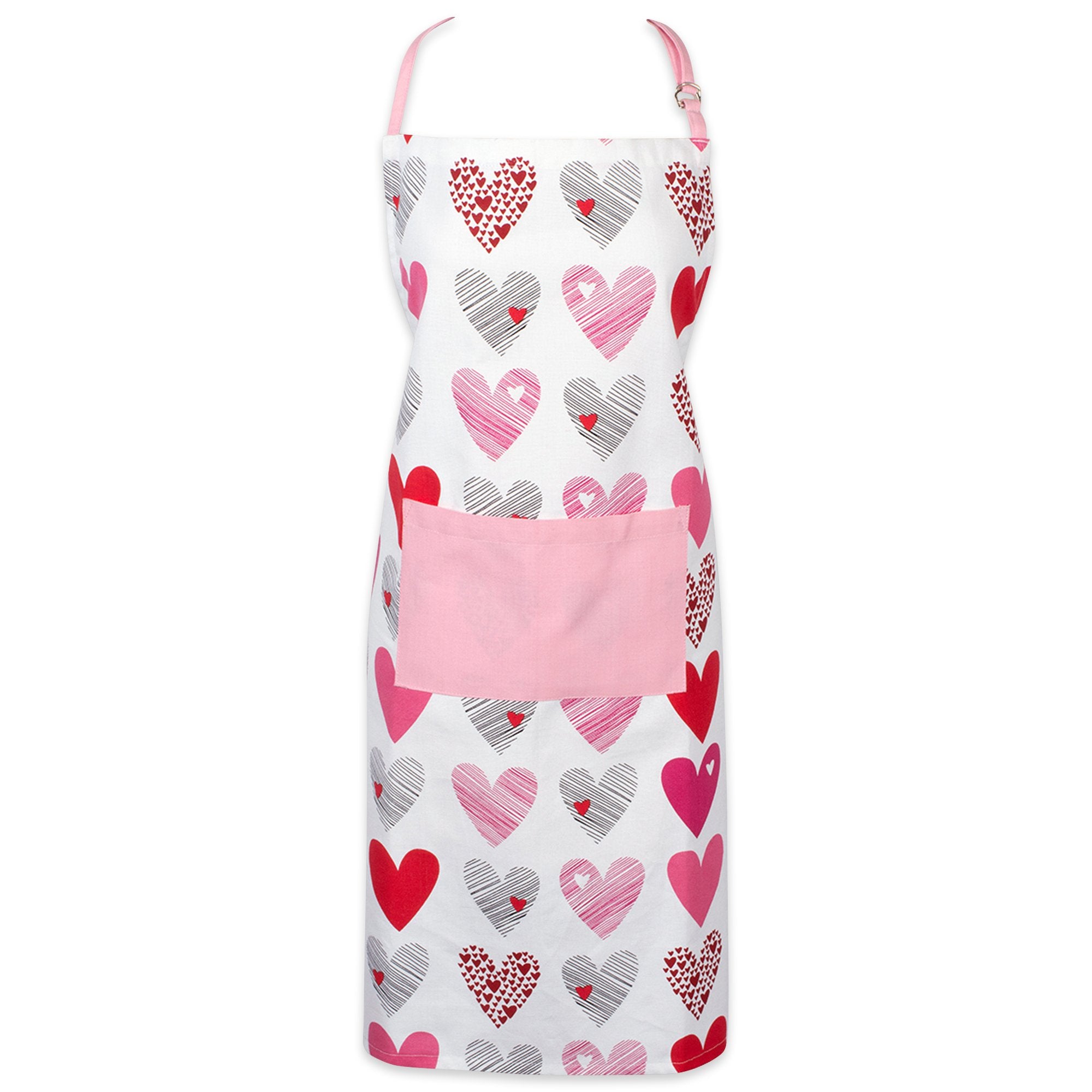 DII Valentines Day Collection Kitchen, Apron, Hearts Collage