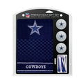 Team Golf NFL Dallas Cowboys Gift Set: Embroidered Golf Towel, 3 Golf Balls, and 14 Golf Tees 2-3/4 Regulation, Tri-Fold Towel 1