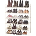 Simple Houseware 5-Tier Shoe Rack Storage Organizer, White