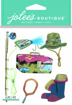 Jolee'S Boutique Dimensional Stickers, Fishing