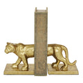 Deco 79 Glam Metal Bookends, 2 PIECES SMALL SIZE, Gold