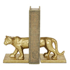 Deco 79 Glam Metal Bookends, 2 PIECES SMALL SIZE, Gold