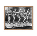 Poster Master Vintage Photograph Poster - Retro Fashion Print - Gift for Artist, Friend - Women Dancing on Ice, Flapper Girls, S