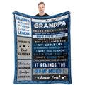 Fathers Day Grandpa Gifts Blanket, Gifts For Grandpa, Best Grandpa Gifts, Grandpa Birthday Gifts From Grandchildren, Anniversary