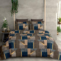 Linemates1 Reversible Comforter Double King Size90 X 100 Both Side Same Print 1 Bedsheet King Size 90 * 100 Inches With 2 Pillow