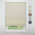 Linen Avenue Cordless Standard Blackout Cellular Shade 51 1/2 W x 66 H, Seashell (Arrives 1/4  Narrower)