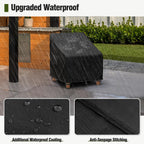 Mr. Cover Outdoor Chair Covers Waterproof, Patio Furniture Covers For Rocking Chair, Fits Up To 38W X 40D X 34H Inches, Air Vent And Handles Included, Black, 2 Pack