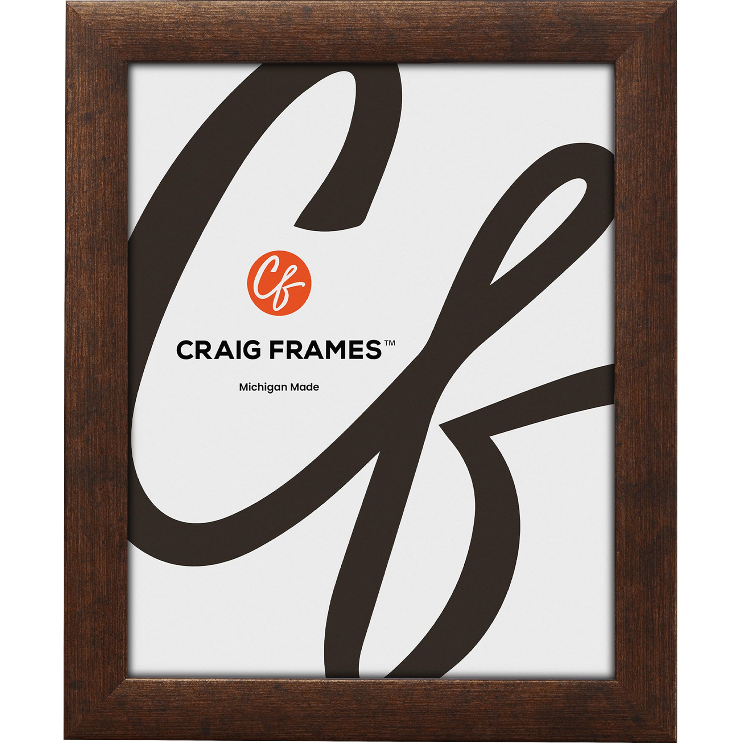 Craig Frames Contemporary, 19x20 Picture Frame, Rustic Copper