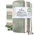 Whiffkitch Dishcloths Dishrags for Kitchen and Household Cleaning 6x7 6-Pack Non-Scratch 2-Ply Weave, Rayon Derived from Bamboo,