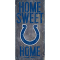 Indianapolis Colts 6 x 12 Home Sweet Home Sign