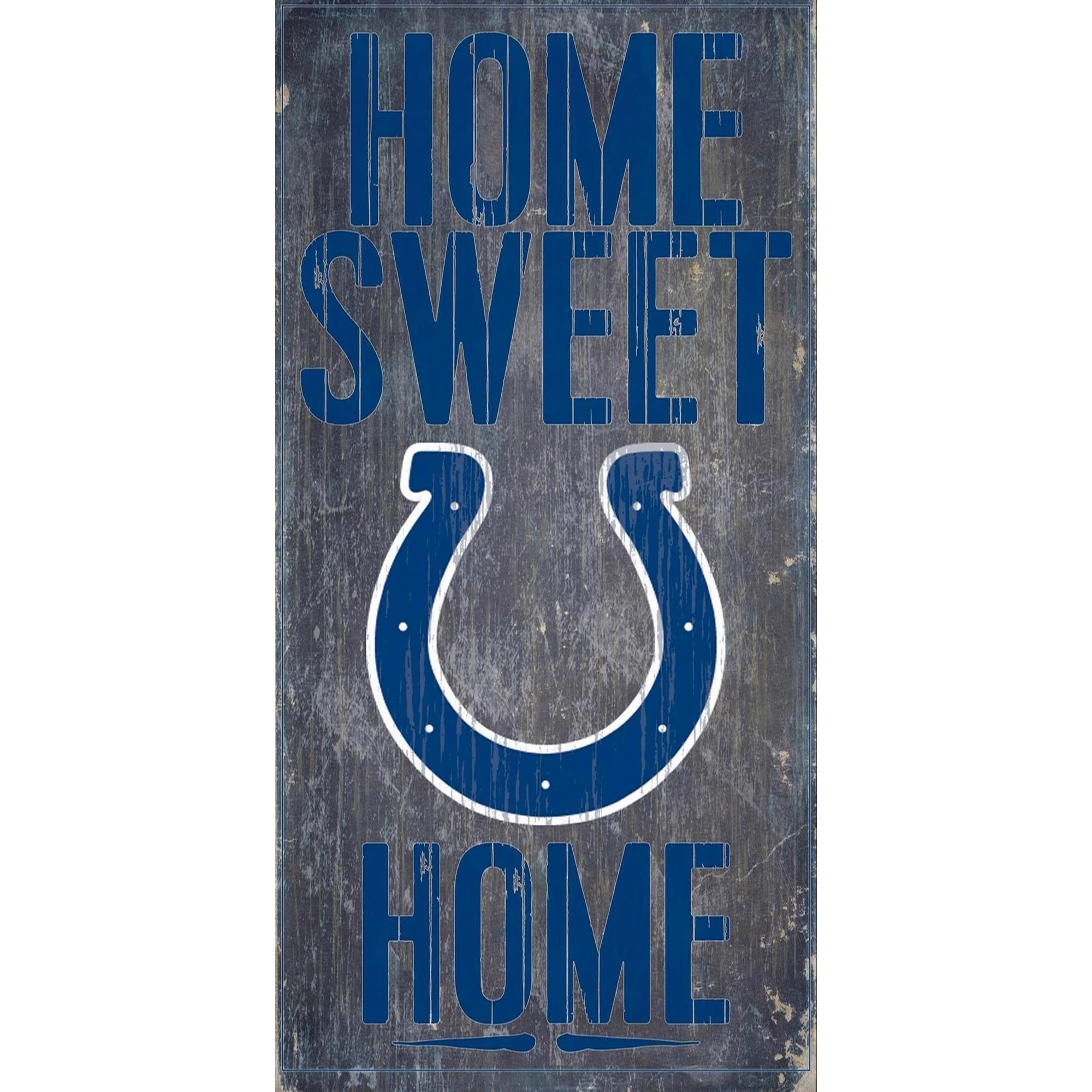 Indianapolis Colts 6 x 12 Home Sweet Home Sign
