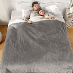 Heated Blanket Queen Size, 84''X90'' Queen Electric Blanket Dual Control With 5 Heating Levels & 10 Hours Auto Off, Electric Hea