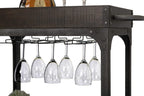 Best Quality Furniture Server Cart, Rustic Expresso