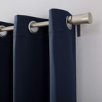 Sun Zero Riley Kids Bedroom Blackout Grommet Curtain Panel, 40' X 63', Navy Blue