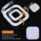 Secopad Non-Slip Bathtub Stickers, 72 Pcs Safety Bathroom Tubs Showers Treads Adhesive Decals With Scraper (White)
