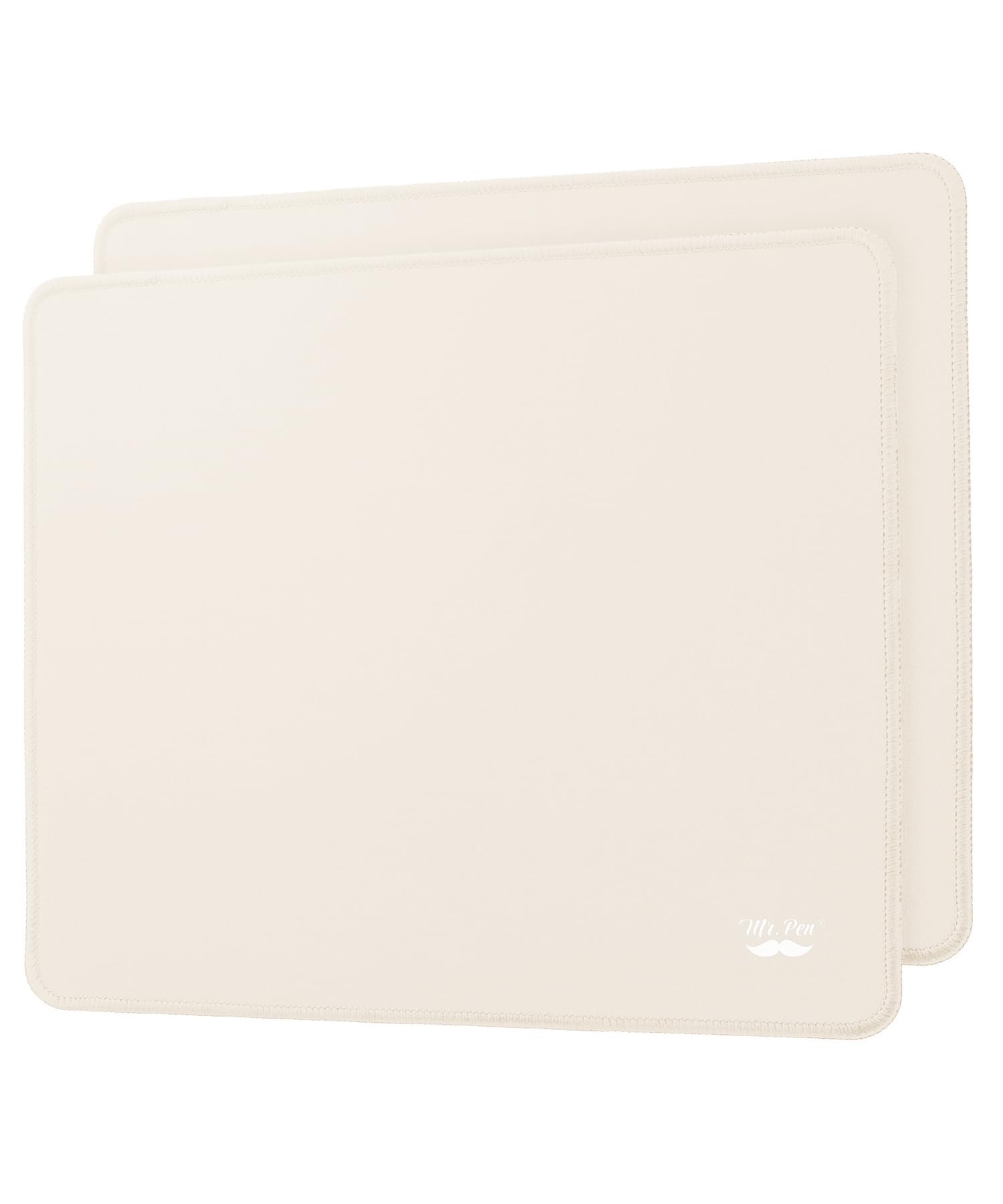 Mr. Pen- Mouse Pad, 12.8'X11.3', 2 Pack, Beige Mouse Pads For Wireless Mouse, Computer Mouse Pad Gaming, Mouse Pad For Laptop,