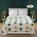 Krish Handloom Ultrasonic Double Bed Reversible Comforter  90X90 Inch, Lightweight AllSeason Quilt (Pack Of 1) (Cream)