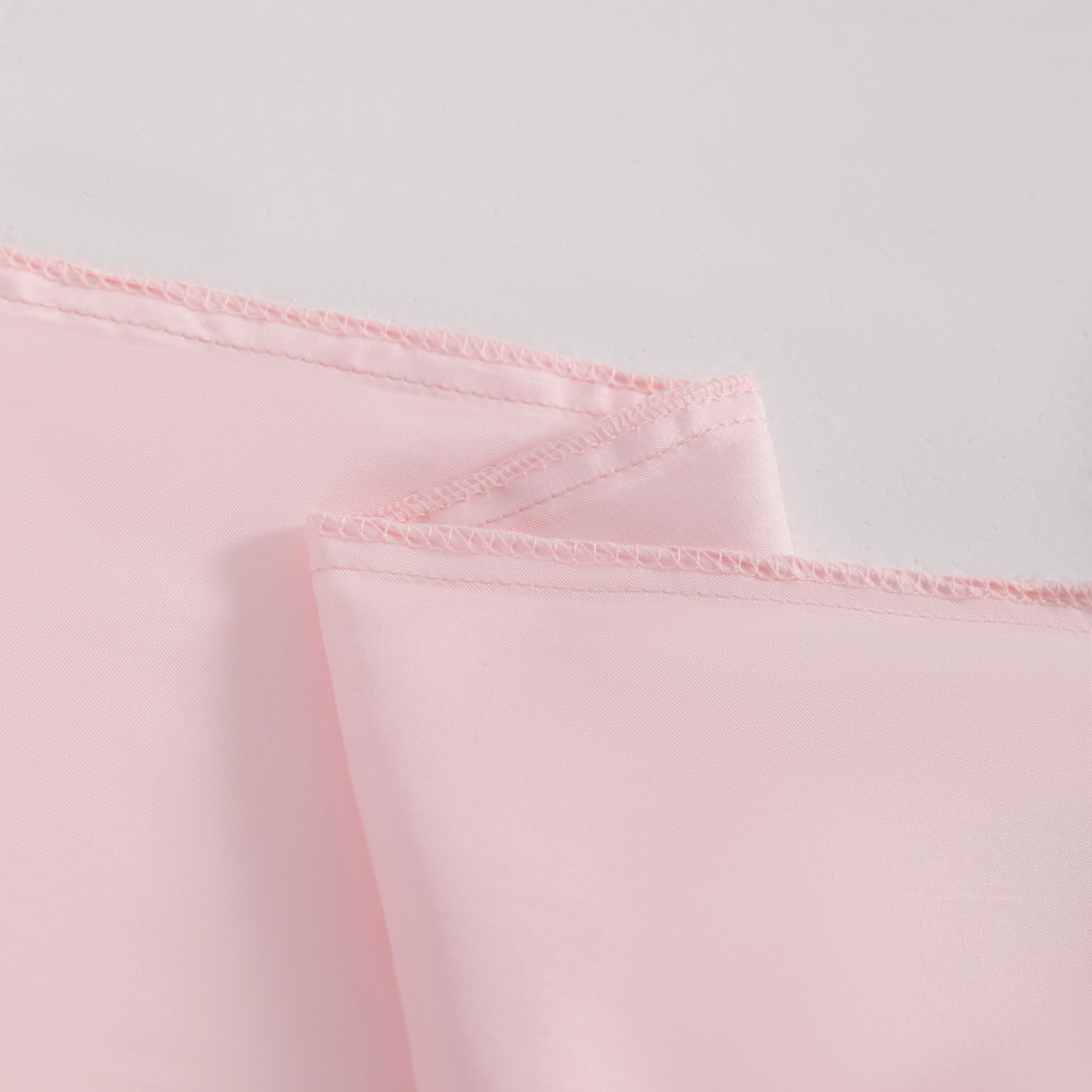 Ntbay 2 Pack Satin Standard Pillowcases For Hair And Skin, Luxurious And Silky Pillow Cases With Envelope Closure, 20X26 Inches, Light Pink