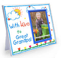 Picture Frame for Great Grandpa | with Love to Great Grandpa | Classic Crayola Cute Picture Frame | Measures 8.25 x 7 inches | H