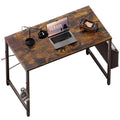 Pamray 32 Inch Computer Desk For Small Spaces With Storage Bag, Home Office Work Desk With Headphone Hook, Small Office Desk Study Writing Table