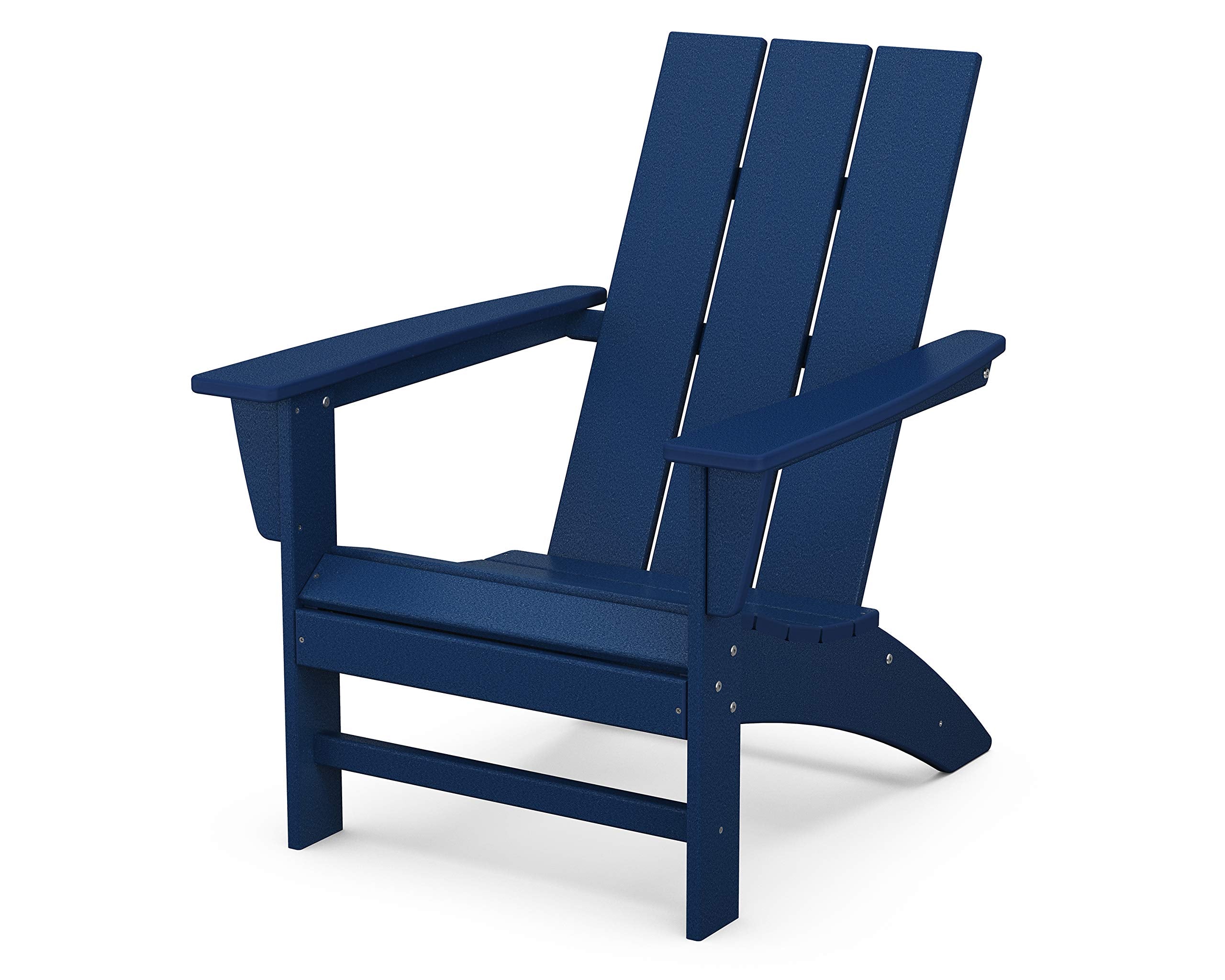 Polywood Modern Adirondack Chair (Navy)