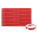 Vinyl Wristband, Red, 100/Pk