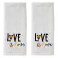 SKL Home Love Hand Towel Set, 25 x 16, 2 Count