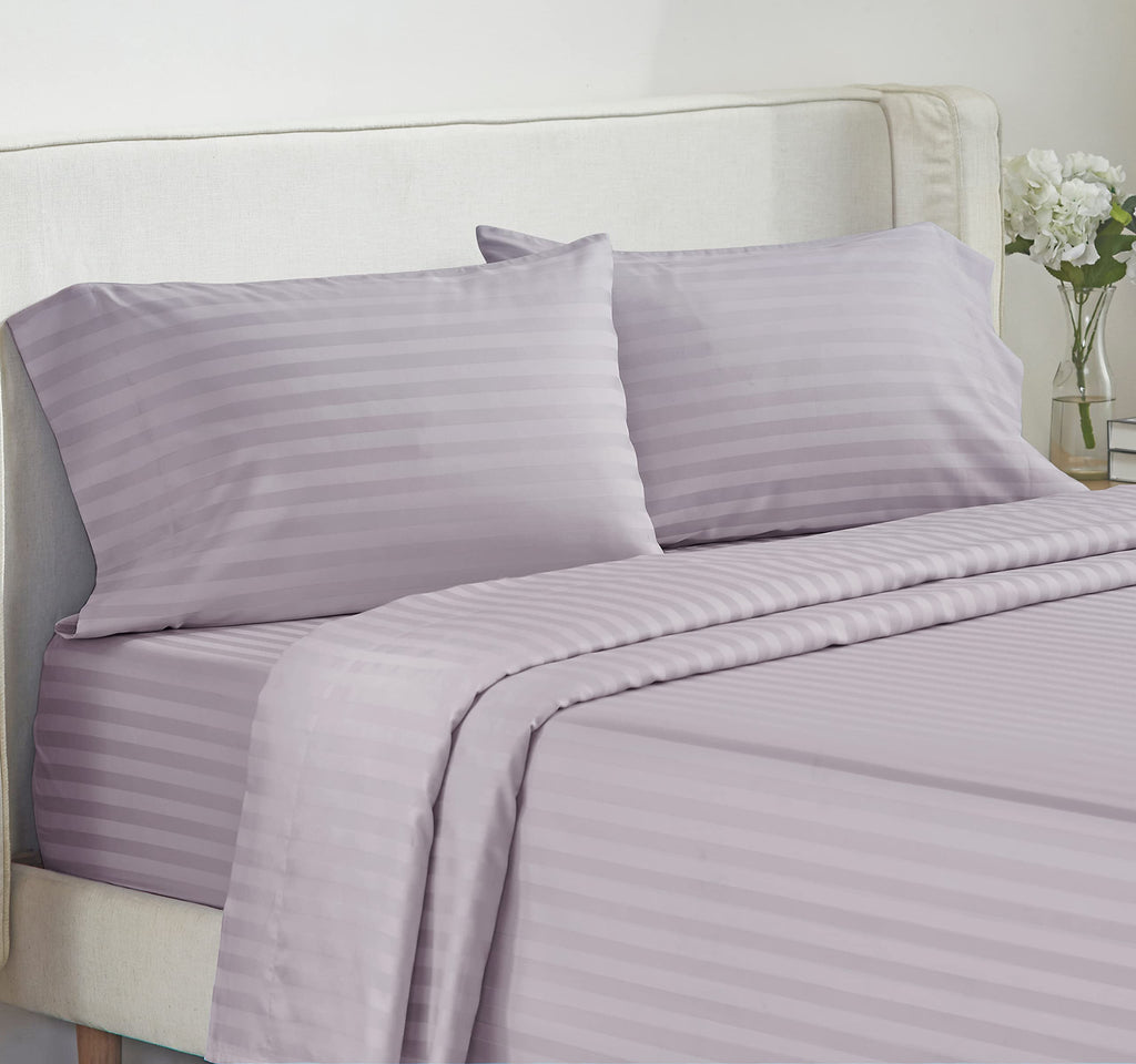 California Design Den - King Sheet Sets Deep Pocket, Soft 100% Cotton Cooling Sheets Deep Pockets Snug Fit Elastic, 500 Thread C