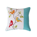 Levtex Home Sophia Pieced Embroidered Bird Pillow