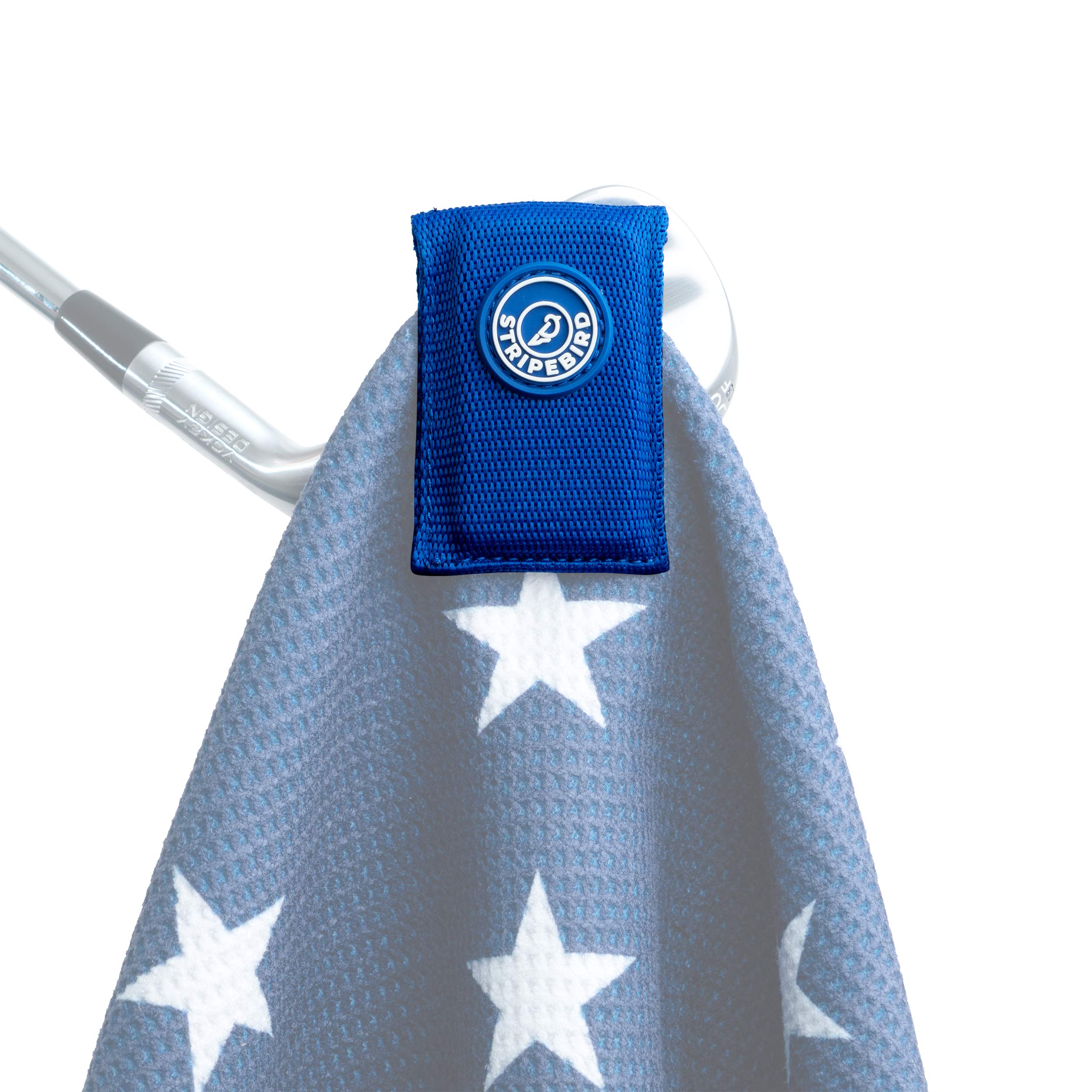 Stripebird - Magnetic Clip for Any Golf Towel (Royal Blue) - Highest Strength Magnet - Easily Access Golf Towel While You Golf -