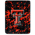 College Covers Everything Comfy Texas Tech Red Raiders Soft And Warm Huge Raschel Throw Blanket, 86' X 63'