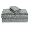 Tribeca Living 100% Cotton Cal King Flannel Bed Sheet Set, Ultra-Soft Portuguese Flannel Sheets, Extra Deep Pocket 4-Piece Beddi