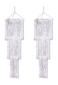 Beistle 3-Tier Shimmering Opalescent Chandelier Pack of 2