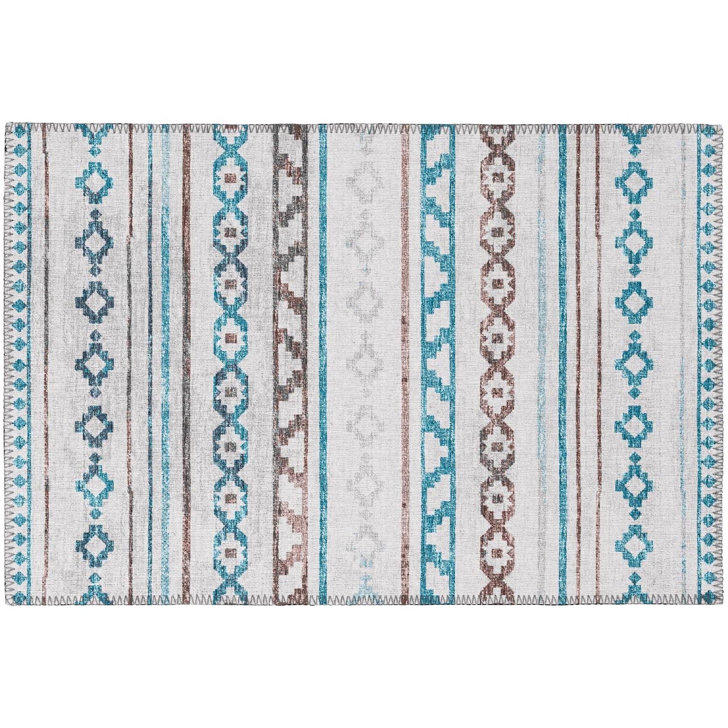 Sedona Sn10 Grey Bohemian Rug Rectangle 10' X 14'