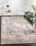 Unique Loom Sofia Collection Area Rug - Salle Garnier (10 x 13 Rectangle, Beige/ Ivory)
