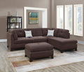 simple relax SR-PDEX-F6477 Sectional Set, Dark Coffee