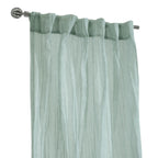 Richmark International Paloma Sheer Dual Header Curtain Panel 52 X 108 In Pale Thyme