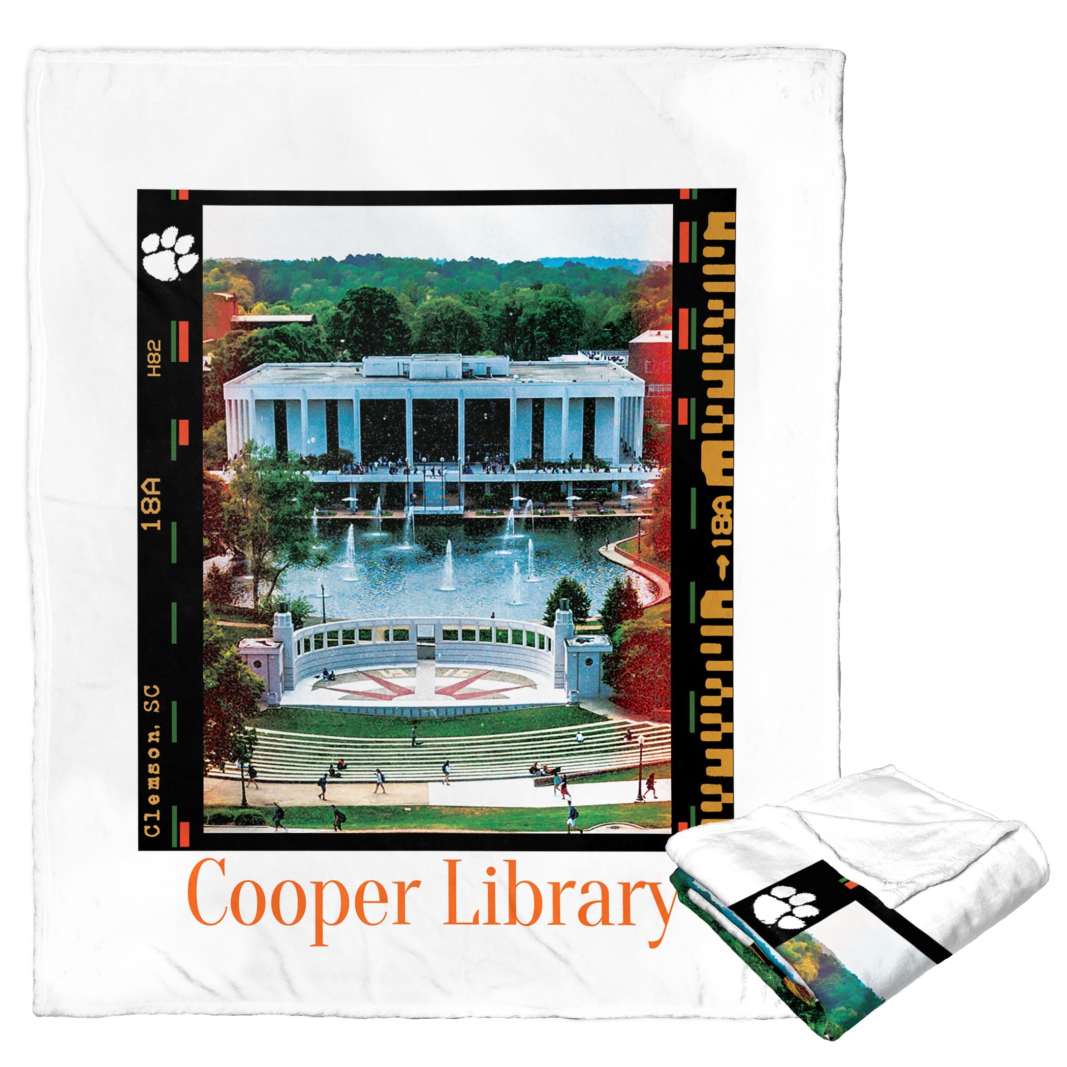 Ncaa Campus Life Clemson Silk Touch Throw