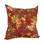 Blazing Needles Square Indoor/Outdoor Throw Pillow, 25", Passion Ruby 2 Count