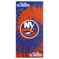 Northwest NHL New York Islanders Psychedelic Beach Towel, Cotton Polyester Blend Lightweight Bath, Pool, Swim, Travel Fan Gear, 