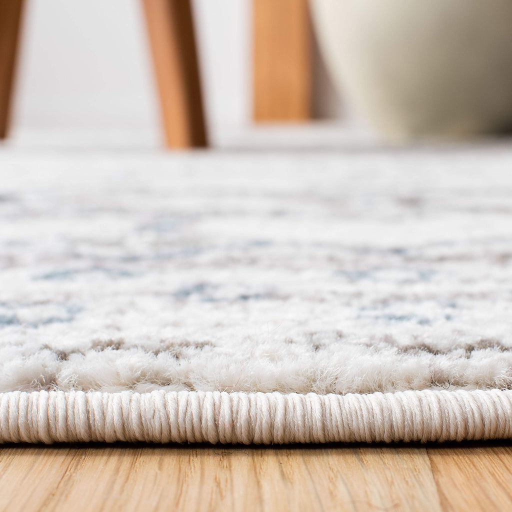 Safavieh Amsterdam Collection Runner Rug - 2'3'' X 6', Ivory & Grey, Moroccan Boho Design, Non-Shedding & Easy Care, Ideal For H