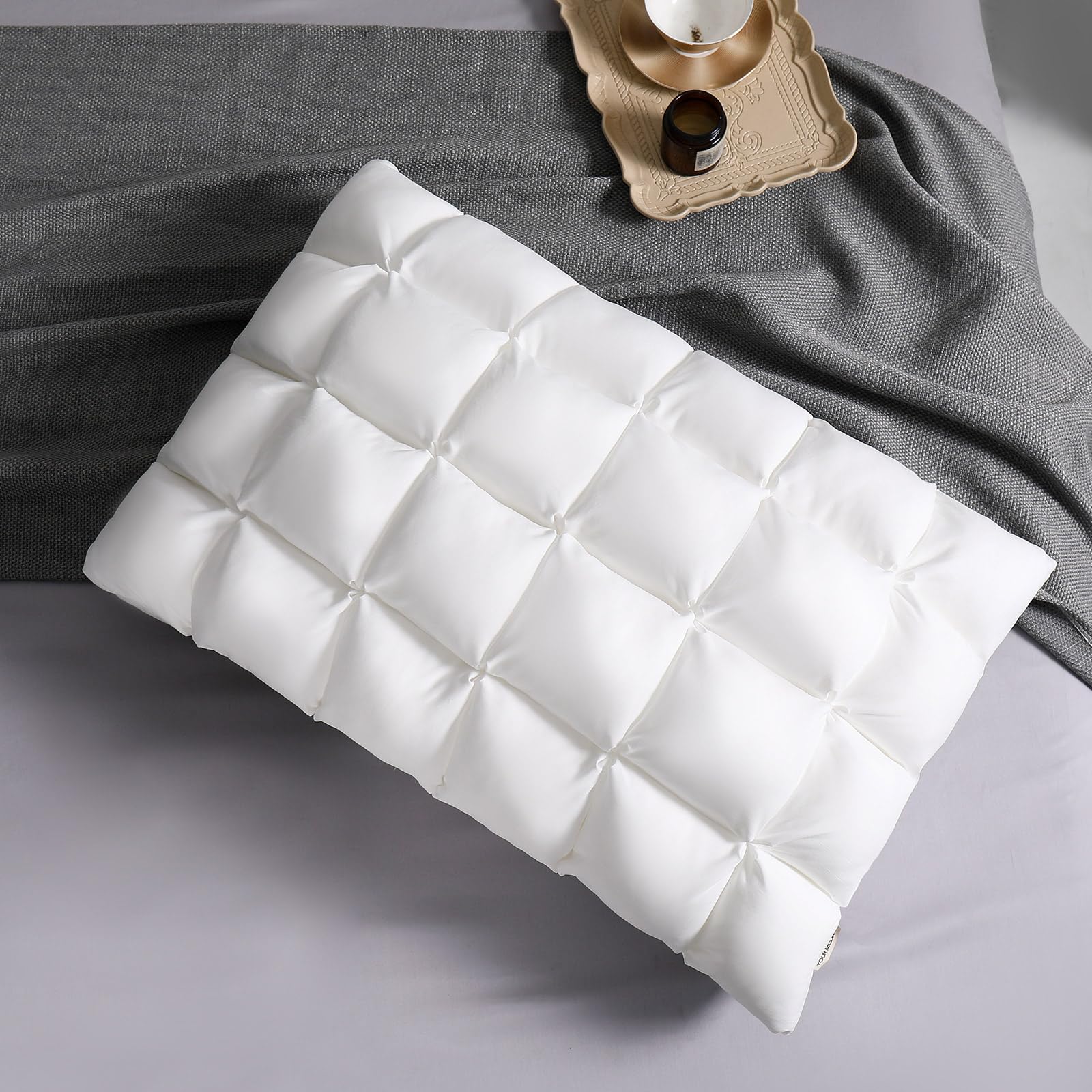 Your Moon Soft Pillows Queen Size For Sleeping, Support Bed Pillows, Fluffy Down Alternative Pillow, Luxury Hotel Gel Pillows Fo
