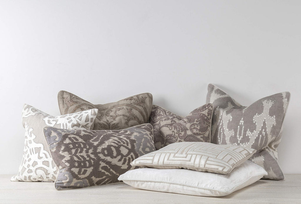Kosas Home Fay Accent Pillow, 22x22, Gray